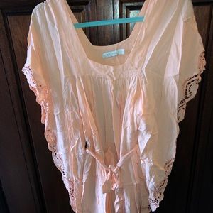 Dramatic bell sleeve dress